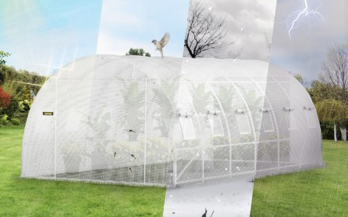 Záhradný Fóliovník 6x3x2m (Biely) – Obrázok 8