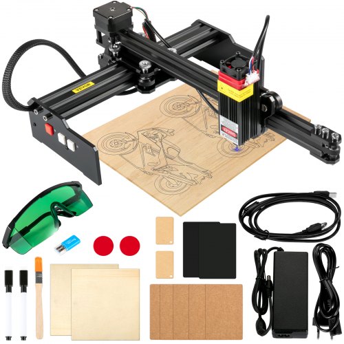 Laserový Gravírovací Stroj 19 X 17cm Veľká Gravírovacia Plocha Výkon Lasera 4,5 W