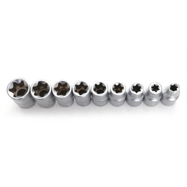 Nástrčné kľúče hlavice Torx 9ks KD10227 – Obrázok 3