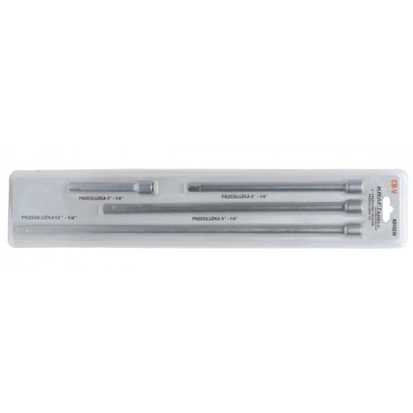 Nadstavce na predĺženie 4ks 1/4'' KD10236 – Obrázok 2