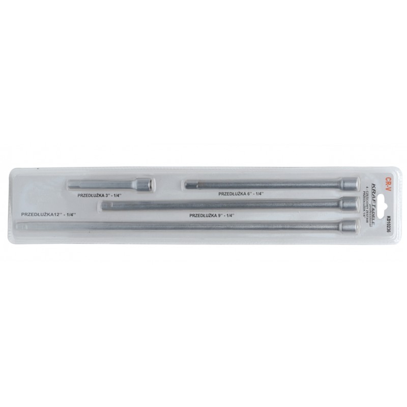 Nadstavce na predĺženie 4ks 1/4'' KD10236 – Obrázok 2