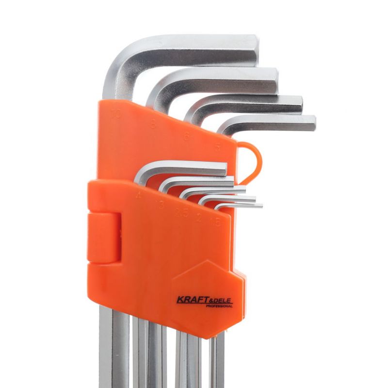 Sada imbusových kľúčov 9ks 1.5-10mm | KD10296 – Obrázok 3