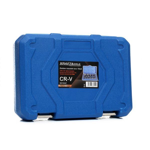 Sada nástrčných kľúčov Torx 19ks KD10347 – Obrázok 2