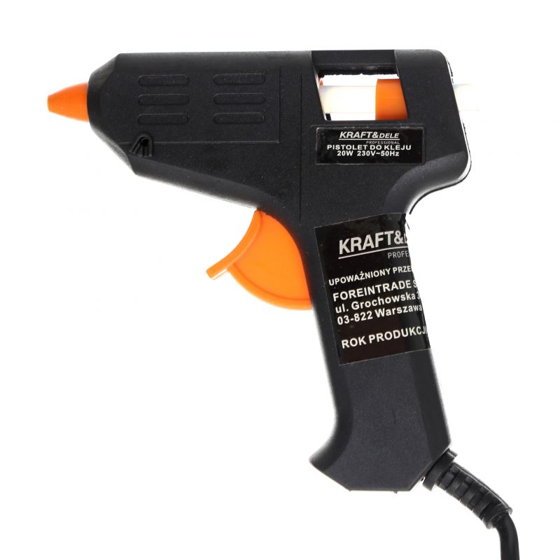 Elektrická tavná pištoľ 20W + 7 tyčiniek KD10351 – Obrázok 3