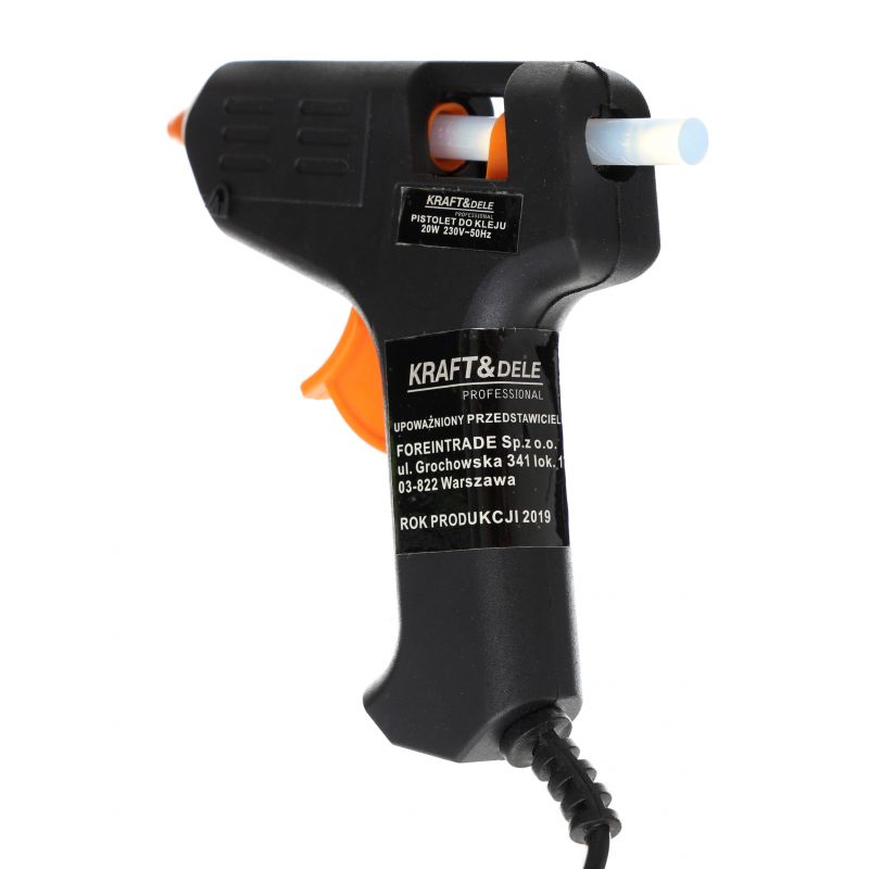 Elektrická tavná pištoľ 20W + 7 tyčiniek KD10351 – Obrázok 4