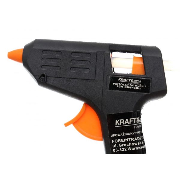 Elektrická tavná pištoľ 20W + 7 tyčiniek KD10351 – Obrázok 6