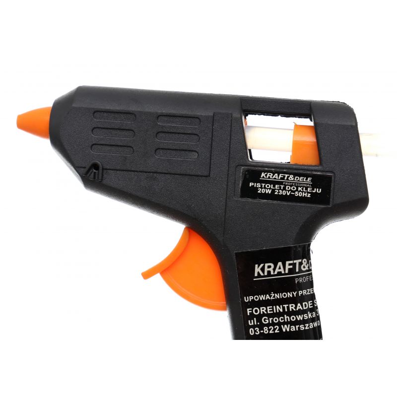 Elektrická tavná pištoľ 20W + 7 tyčiniek KD10351 – Obrázok 6