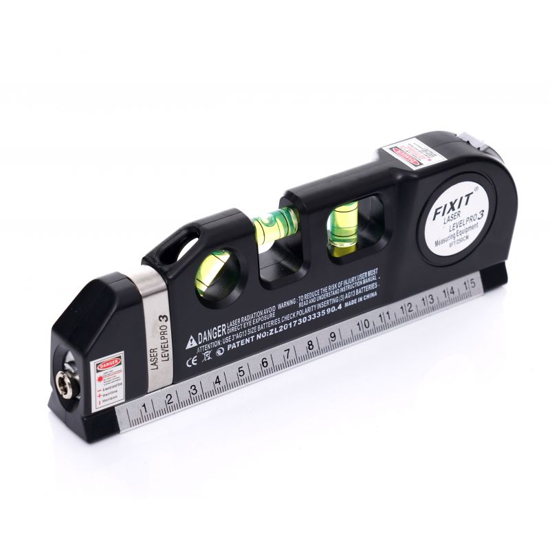 Laserová vodováha s meradlom 250cm KD10437 – Obrázok 2