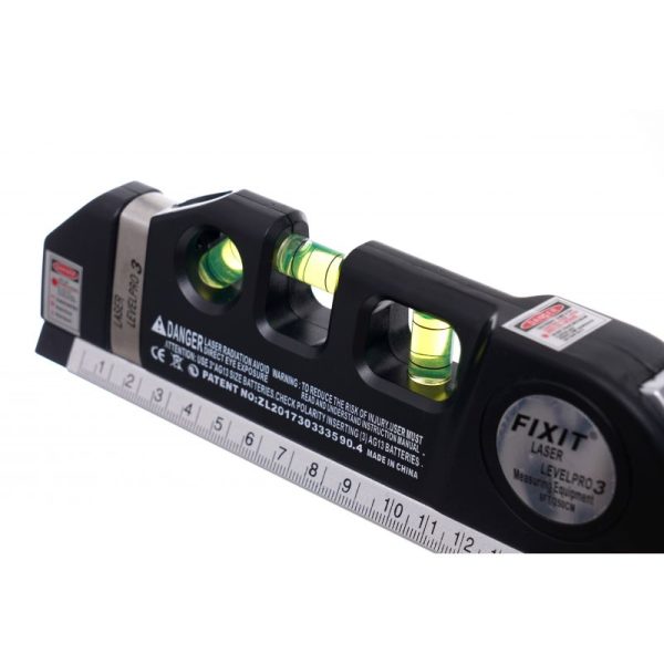 Laserová vodováha s meradlom 250cm KD10437 – Obrázok 4
