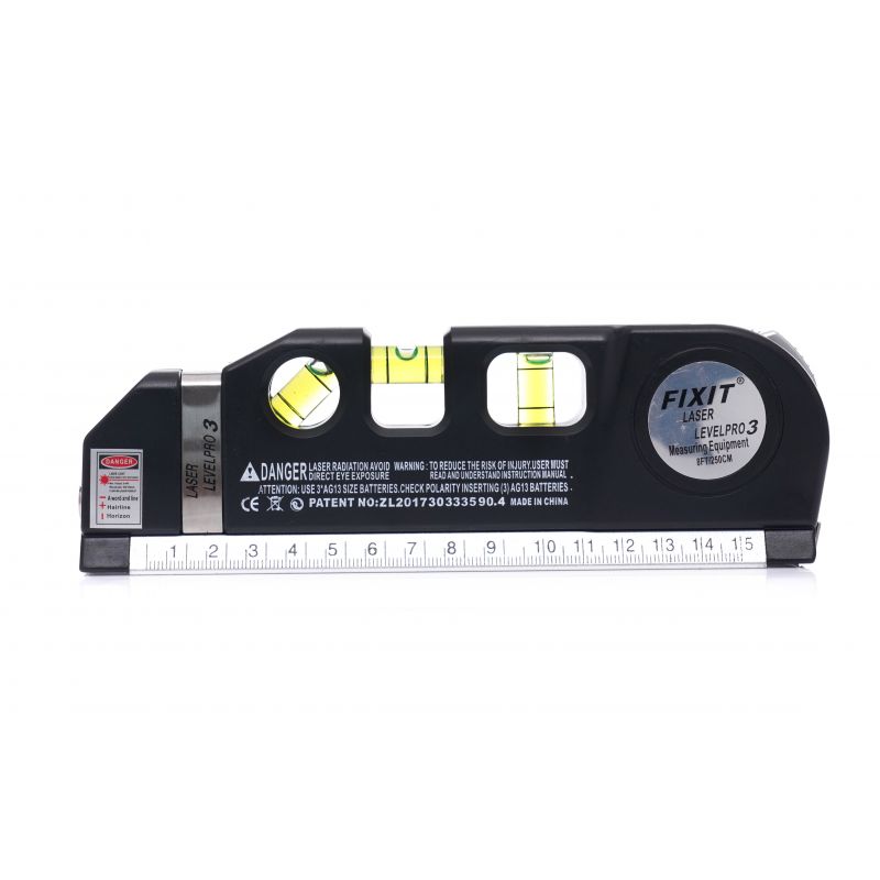 Laserová vodováha s meradlom 250cm KD10437 – Obrázok 5