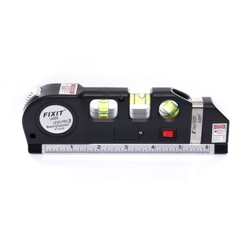 Laserová vodováha s meradlom 250cm KD10437 – Obrázok 7