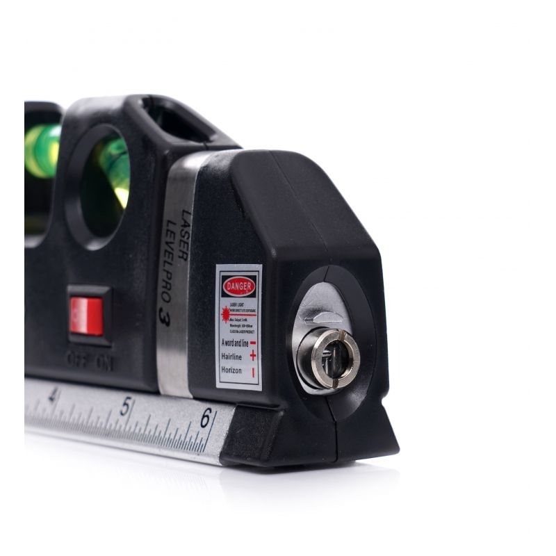 Laserová vodováha s meradlom 250cm KD10437 – Obrázok 9