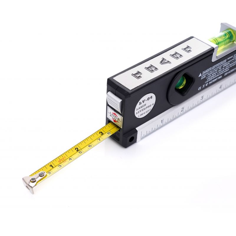 Laserová vodováha s meradlom 150cm KD10438 – Obrázok 4