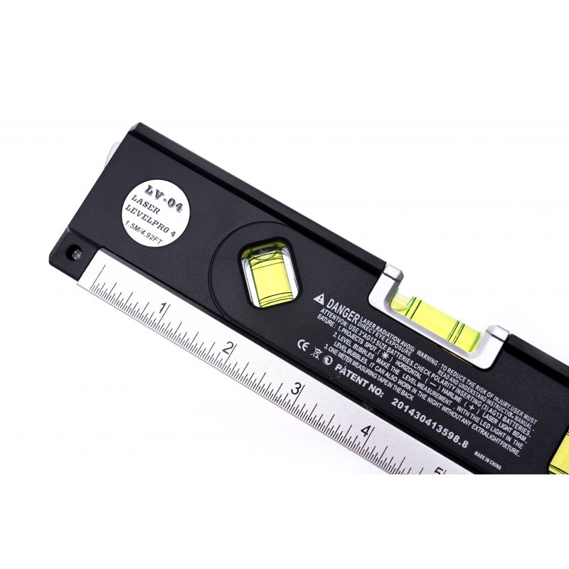 Laserová vodováha s meradlom 150cm KD10438 – Obrázok 6