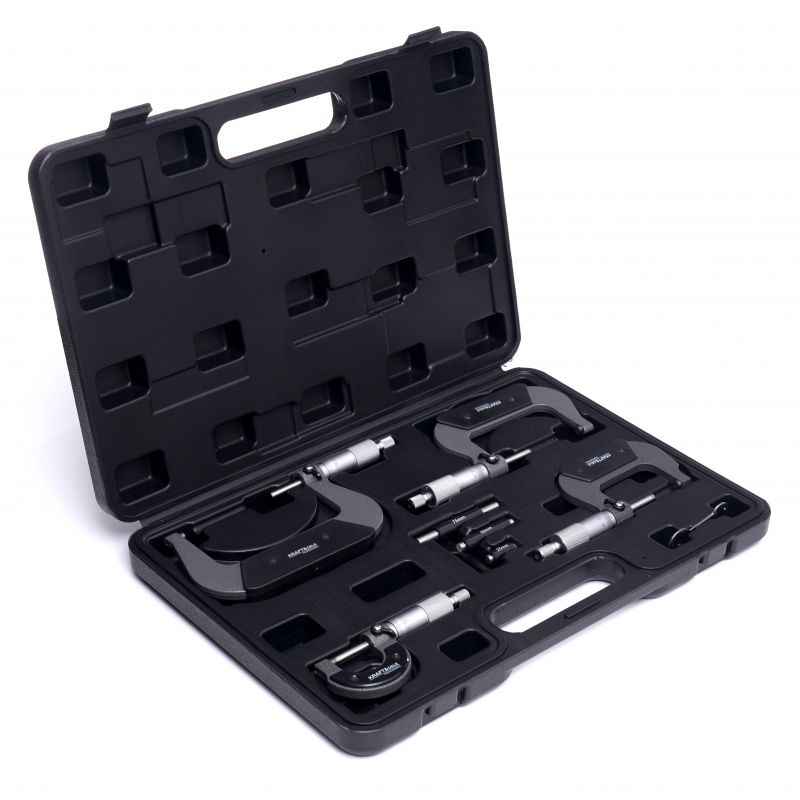 Súprava mikrometrov 0-100mm KD10443 – Obrázok 2