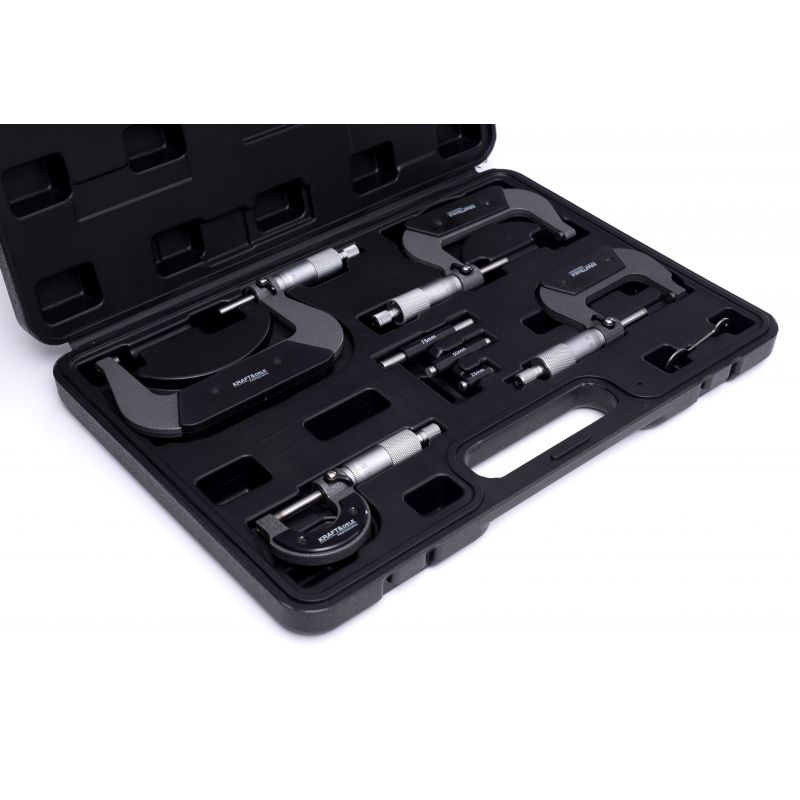 Súprava mikrometrov 0-100mm KD10443 – Obrázok 3