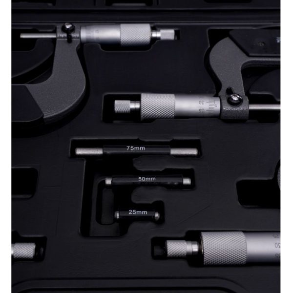 Súprava mikrometrov 0-100mm KD10443 – Obrázok 7