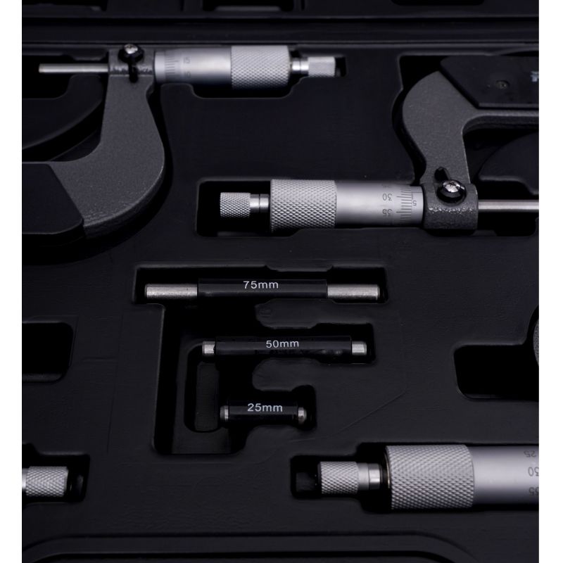 Súprava mikrometrov 0-100mm KD10443 – Obrázok 7