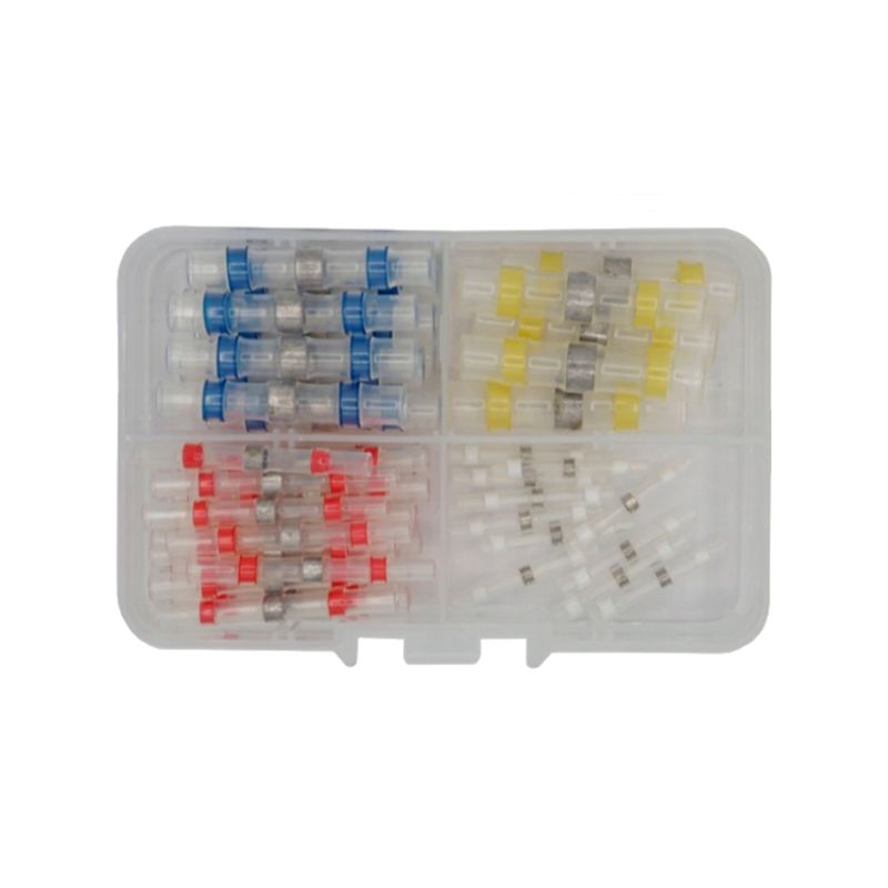 Zmršťovacie bužírky s cínom priehľadné 50ks KD10489