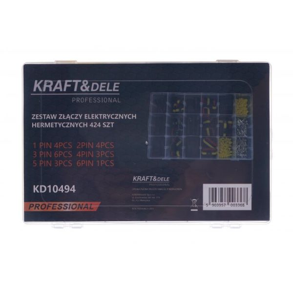 Hermetické spojky 424ks KD10494 – Obrázok 3