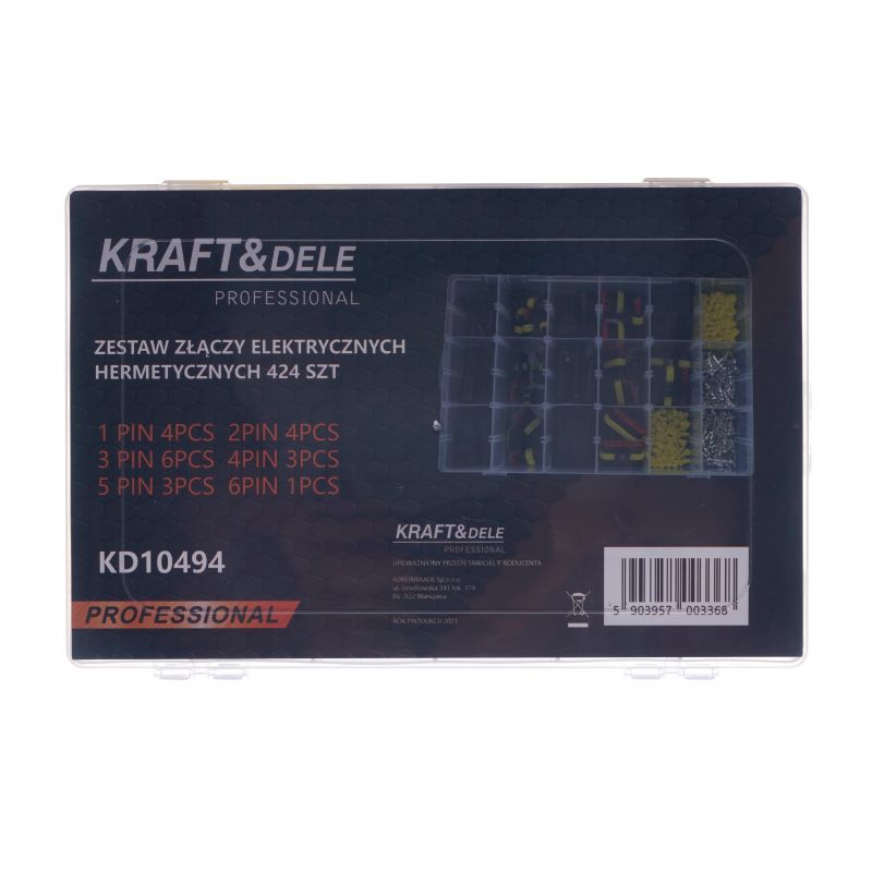 Hermetické spojky 424ks KD10494 – Obrázok 3