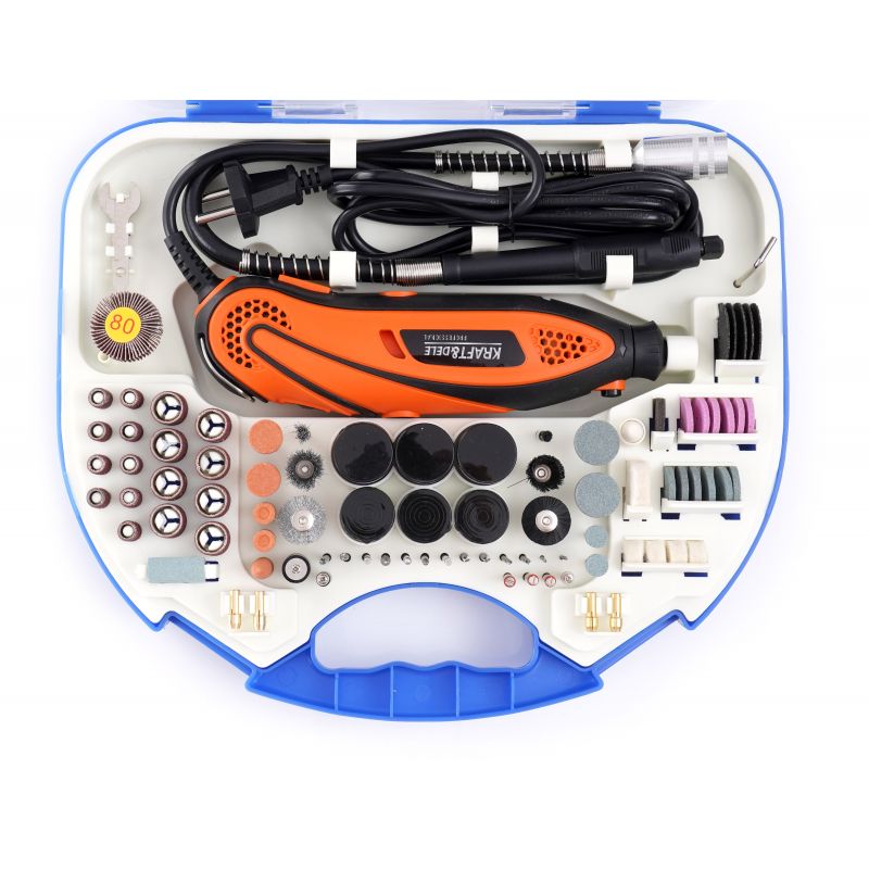 Priama mini brúska 270W s príslušenstvom 210ks | KD10753 – Obrázok 6