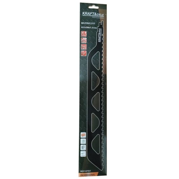 Pílový list do chvostovej píly 455x50x1,5mm KD10781 – Obrázok 2