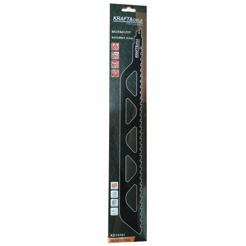 Pílový list do chvostovej píly 455x50x1,5mm KD10781 – Obrázok 2