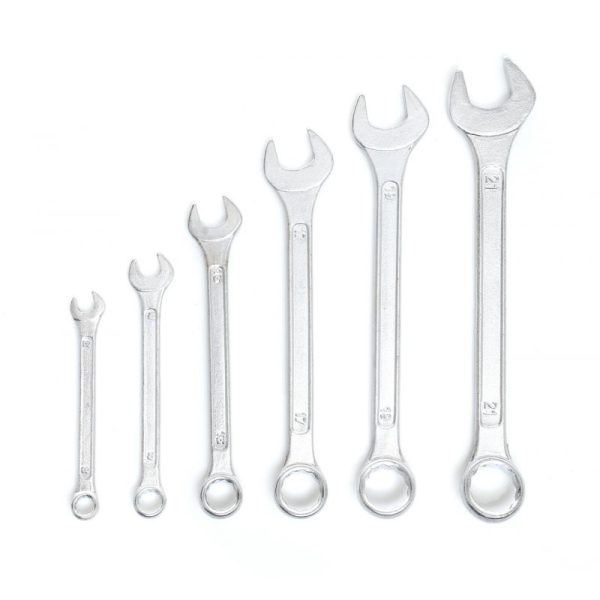 Kombinované kľúče, 6 ks, 8, 10, 13, 17, 19, 21 mm | KD10925 – Obrázok 2