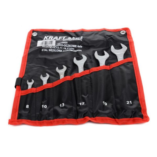 Kombinované kľúče, 6 ks, 8, 10, 13, 17, 19, 21 mm | KD10925 – Obrázok 4