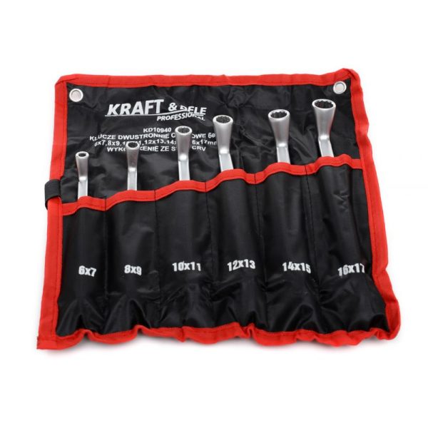 Dvojstranné očkové kľúče 6ks KD10940 – Obrázok 4
