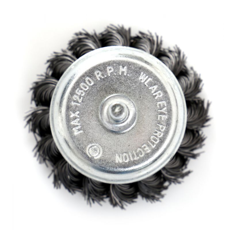 Kotúčová drôtená kefa na vŕtačku KD10989 – Obrázok 4