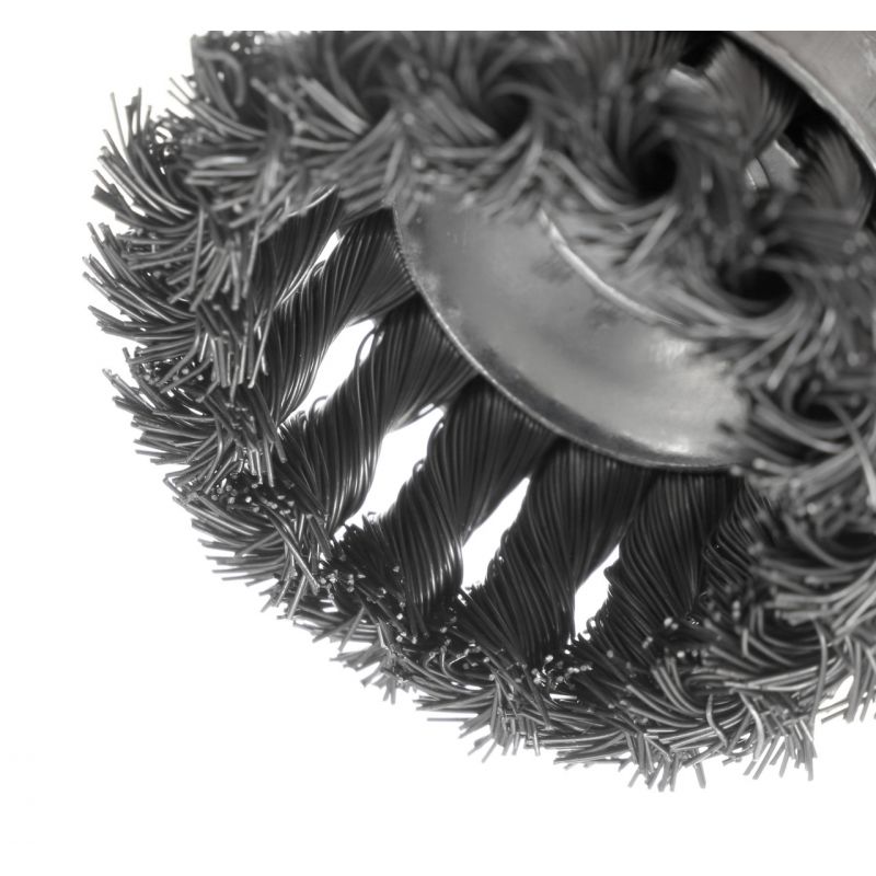 Kotúčová drôtená kefa na vŕtačku KD10989 – Obrázok 6