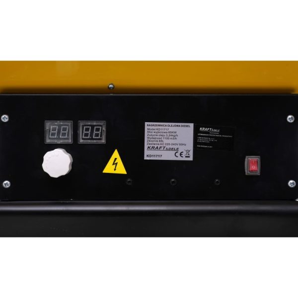 Naftový ohrievač s termostatom 65kW | KD11717 – Obrázok 2