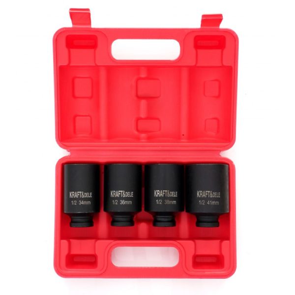 Rázové hlavice 1/2" 6-úhlové 4ks KD11753 – Obrázok 9