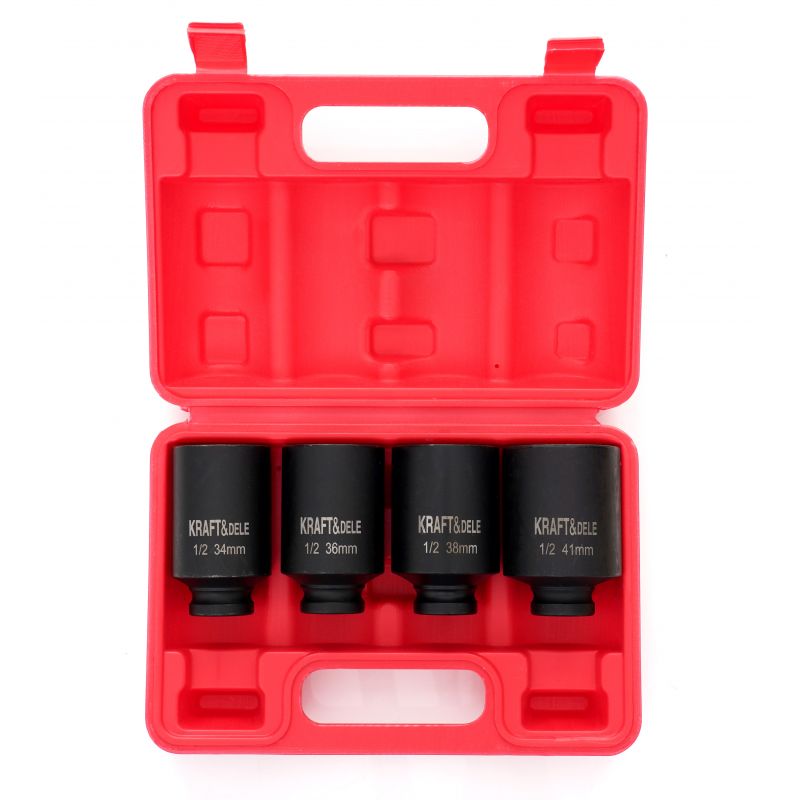 Rázové hlavice 1/2" 6-úhlové 4ks KD11753 – Obrázok 9