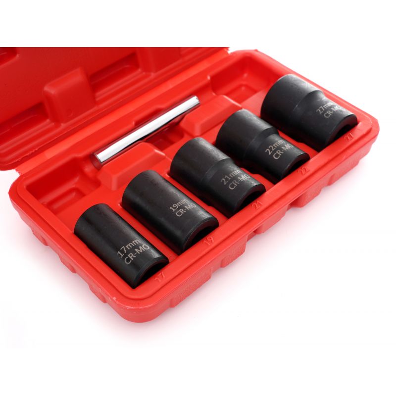 Nástavce na opracované skrutky 1/2" - 6el 17-27mm KD11791 – Obrázok 3