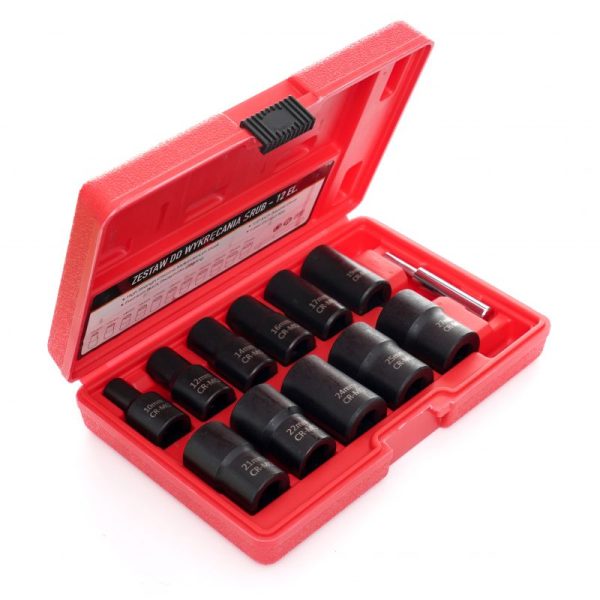 Nástavce na opracované skrutky 1/2" 12 DIELOV KD11792 – Obrázok 2