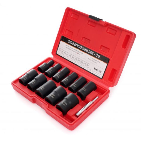 Nástavce na opracované skrutky 1/2" 12 DIELOV KD11792 – Obrázok 4