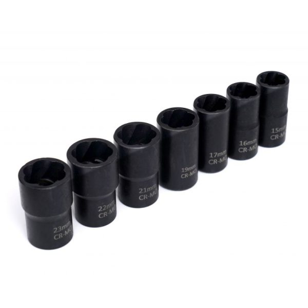 Nástavce na opracované skrutky 1/2" 15 dielov KD11793 – Obrázok 8