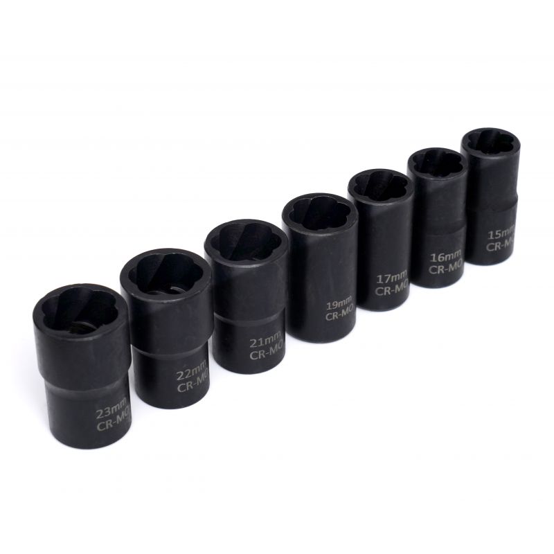 Nástavce na opracované skrutky 1/2" 15 dielov KD11793 – Obrázok 8
