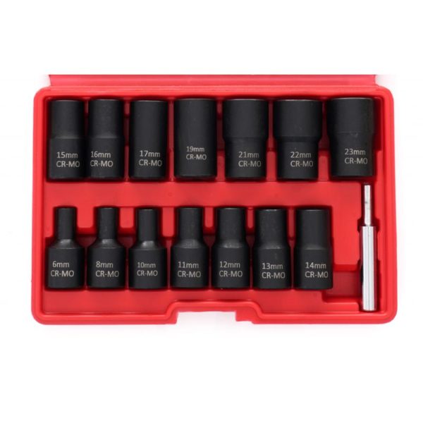Nástavce na opracované skrutky 1/2" 15 dielov KD11793 – Obrázok 13