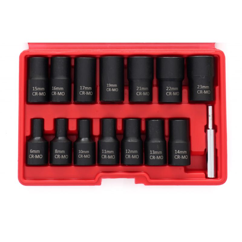 Nástavce na opracované skrutky 1/2" 15 dielov KD11793 – Obrázok 13