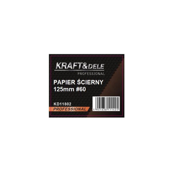 Brusný papier kruhový 50 ks 125mm P60 KD11802 – Obrázok 2