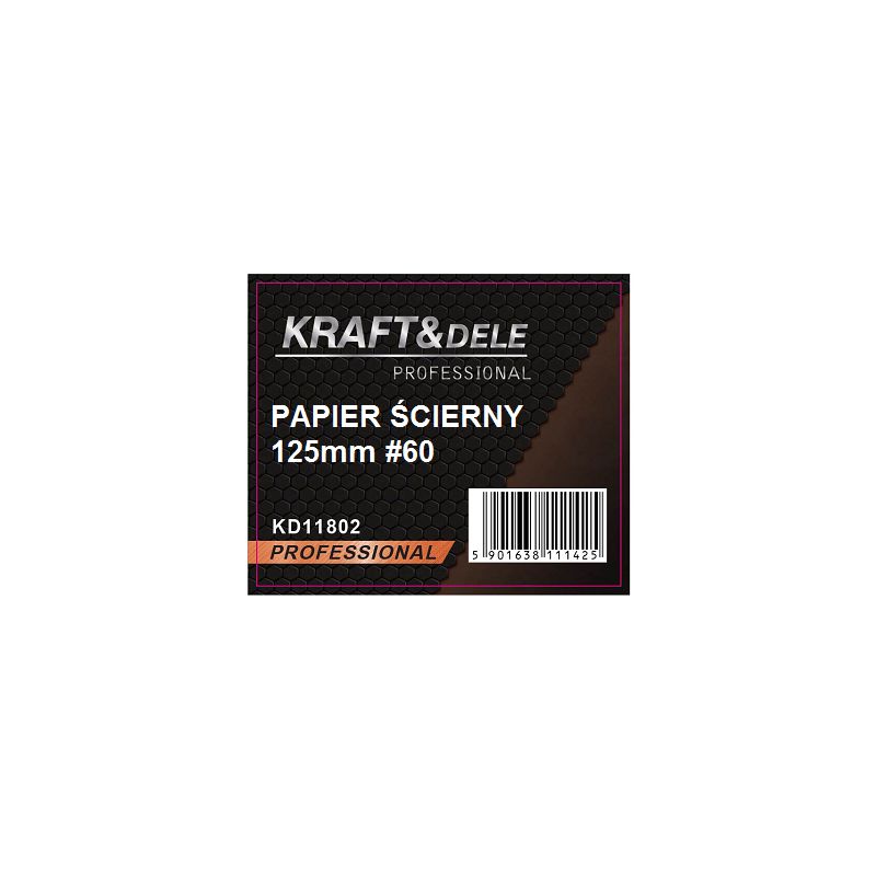 Brusný papier kruhový 50 ks 125mm P60 KD11802 – Obrázok 2
