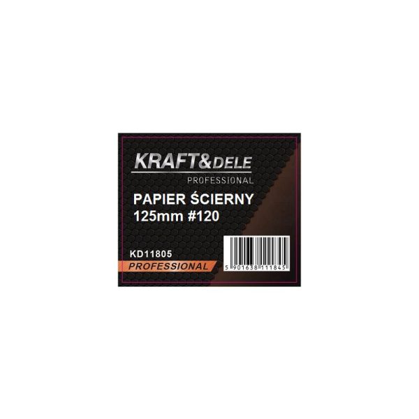 Brusný papier kruhový 50 ks 125mm P120 KD11805 – Obrázok 2