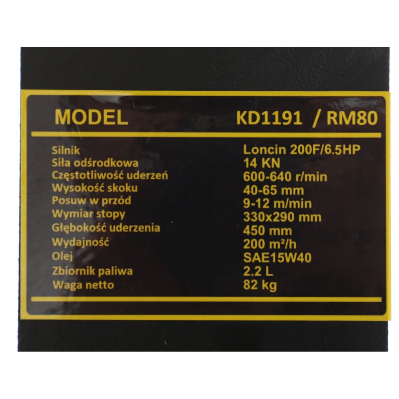 Vibračný pech 6,5 HP KD11910 – Obrázok 4