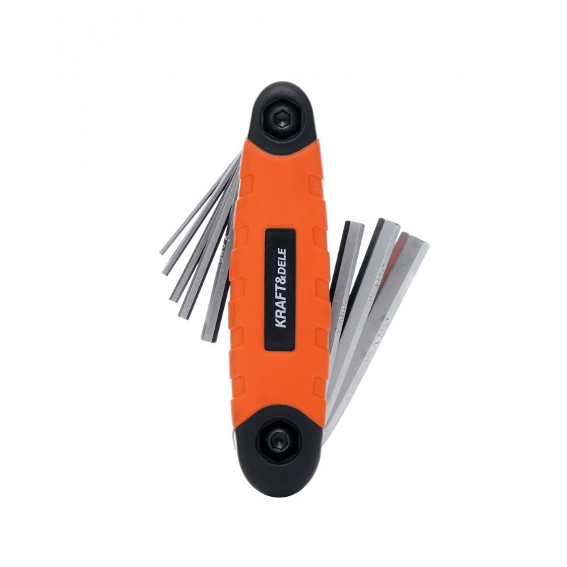 Imbusové kľúče skladané imbusy HEX 8ks 1,5-8 KD11934