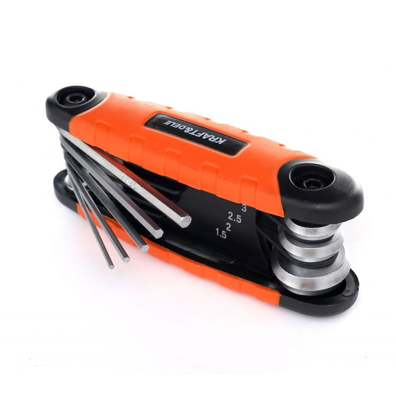 Imbusové kľúče skladané imbusy HEX 8ks 1,5-8 KD11934 – Obrázok 7