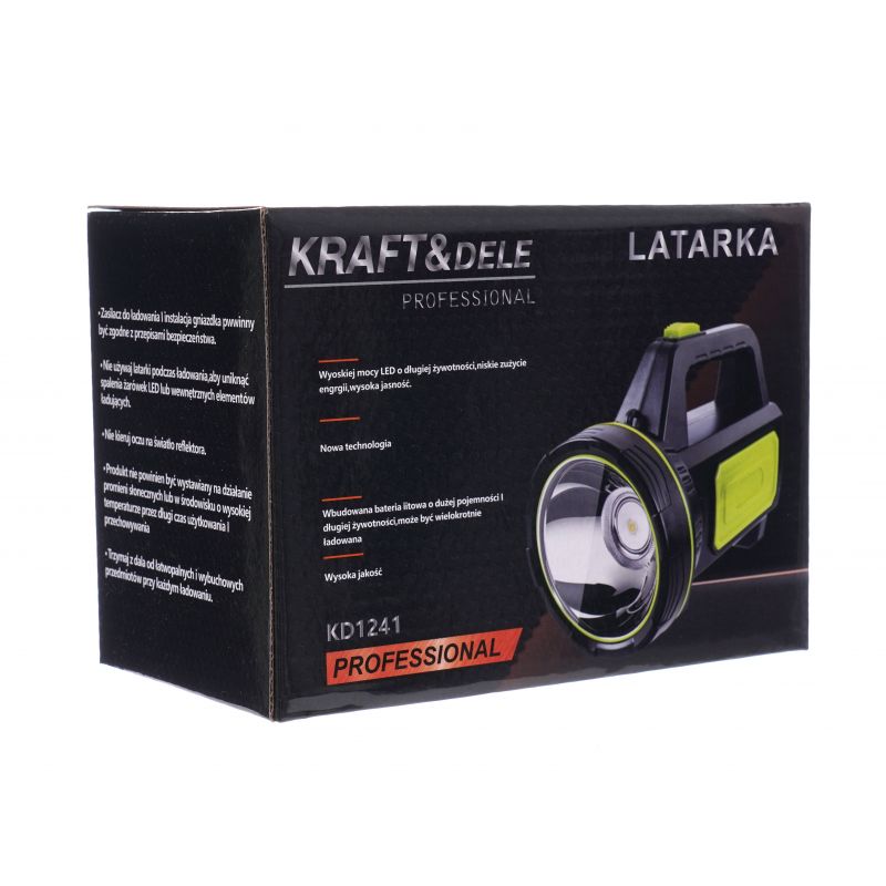 LED baterka svietidlo 3,7V 8000mAh 1200lm KD1241 – Obrázok 10